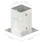 vidaXL Pfostenanker 4 Stk. Verzinktes Metall 91 mm vidaXL Pfostenanker 4 Stk. Verzinktes Metall 91 mm