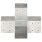 vidaXL Pfostenverbinder X-Form Verzinktes Metall 91 x 91 mm vidaXL Pfostenverbinder X-Form Verzinktes Metall 91 x 91 mm