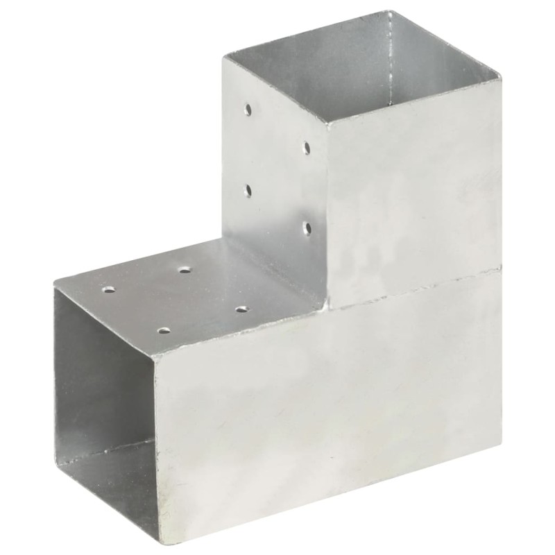 vidaXL Pfostenverbinder L-Form Verzinktes Metall 101 x 101 mm vidaXL Pfostenverbinder L-Form Verzinktes Metall 101 x 101 mm