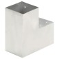 vidaXL Pfostenverbinder L-Form Verzinktes Metall 101 x 101 mm vidaXL Pfostenverbinder L-Form Verzinktes Metall 101 x 101 mm