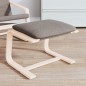 vidaXL Fußhocker Taupe 51x41x40 cm Stoff vidaXL Fußhocker Taupe 51x41x40 cm Stoff
