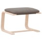 vidaXL Fußhocker Taupe 51x41x40 cm Stoff vidaXL Fußhocker Taupe 51x41x40 cm Stoff