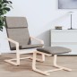 vidaXL Fußhocker Taupe 51x41x40 cm Stoff vidaXL Fußhocker Taupe 51x41x40 cm Stoff