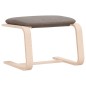 vidaXL Fußhocker Taupe 51x41x40 cm Stoff vidaXL Fußhocker Taupe 51x41x40 cm Stoff