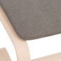 vidaXL Fußhocker Taupe 51x41x40 cm Stoff vidaXL Fußhocker Taupe 51x41x40 cm Stoff