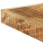 vidaXL Esstisch 160 x 80 x 75 cm Raues Mangoholz Massiv vidaXL Esstisch 160 x 80 x 75 cm Raues Mangoholz Massiv