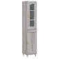 vidaXL Highboard Grau Sonoma 34,5x34x180 cm Holzwerkstoff vidaXL Highboard Grau Sonoma 34,5x34x180 cm Holzwerkstoff