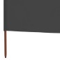 vidaXL 9-teiliges Windschutzgewebe 1200 x 80 cm Anthrazit vidaXL 9-teiliges Windschutzgewebe 1200 x 80 cm Anthrazit