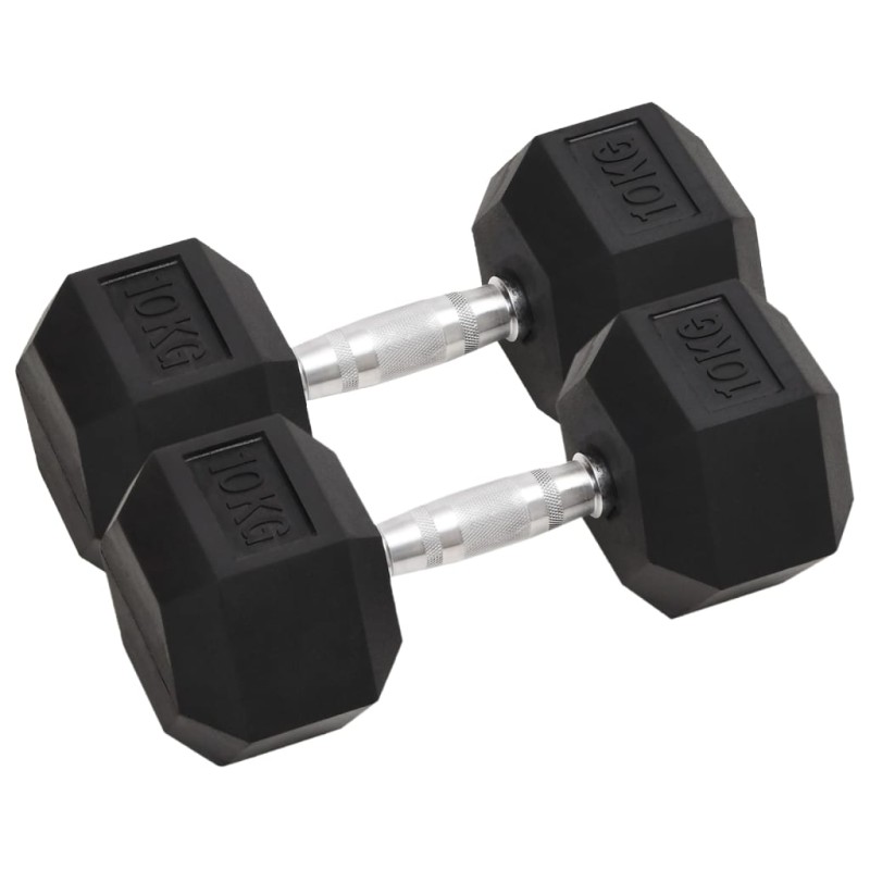 vidaXL Kurzhanteln 2 Stk. 20 kg Gusseisen vidaXL Kurzhanteln 2 Stk. 20 kg Gusseisen