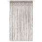vidaXL Makramee Vorhang Taupe 140x240 cm Baumwolle vidaXL Makramee Vorhang Taupe 140x240 cm Baumwolle