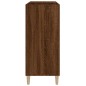vidaXL Plattenschrank Braun Eichen-Optik 84,5x38x89 cm Holzwerkstoff vidaXL Plattenschrank Braun Eichen-Optik 84,5x38x89 cm Holzwerkstoff