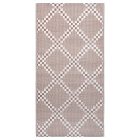 vidaXL Outdoor-Teppich Braun 120x180 cm PP
