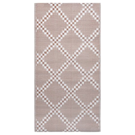 vidaXL Outdoor-Teppich Braun 120x180 cm PP