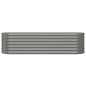 vidaXL Hochbeet Pulverbeschichteter Stahl 152x40x36 cm Grau vidaXL Hochbeet Pulverbeschichteter Stahl 152x40x36 cm Grau