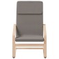 vidaXL Relaxsessel mit Hocker Taupe Stoff vidaXL Relaxsessel mit Hocker Taupe Stoff