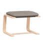 vidaXL Relaxsessel mit Hocker Taupe Stoff vidaXL Relaxsessel mit Hocker Taupe Stoff