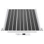 Zaunelement Set WPC 1391x186 cm Schwarz Zaunelement Set WPC 1391x186 cm Schwarz