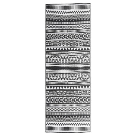 vidaXL Outdoor-Teppich Schwarz 80x150 cm PP