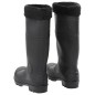 vidaXL Gummistiefel mit Herausnehmbarem Innenfutter Schwarz Gr. 38 PVC vidaXL Gummistiefel mit Herausnehmbarem Innenfutter Schwarz Gr. 38 PVC