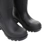 vidaXL Gummistiefel mit Herausnehmbarem Innenfutter Schwarz Gr. 38 PVC vidaXL Gummistiefel mit Herausnehmbarem Innenfutter Schwarz Gr. 38 PVC
