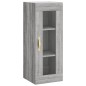 vidaXL Highboard Grau Sonoma 34,5x34x180 cm Holzwerkstoff vidaXL Highboard Grau Sonoma 34,5x34x180 cm Holzwerkstoff