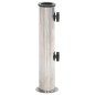 vidaXL Sonnenschirmständer für Ø38/48 mm Mast Silbern Edelstahl vidaXL Sonnenschirmständer für Ø38/48 mm Mast Silbern Edelstahl