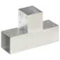 vidaXL Pfostenverbinder 4 Stk. T-Form Verzinktes Metall 91 x 91 mm vidaXL Pfostenverbinder 4 Stk. T-Form Verzinktes Metall 91 x 91 mm