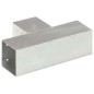vidaXL Pfostenverbinder 4 Stk. T-Form Verzinktes Metall 91 x 91 mm vidaXL Pfostenverbinder 4 Stk. T-Form Verzinktes Metall 91 x 91 mm