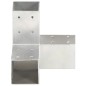 vidaXL Pfostenverbinder 4 Stk. Y-Form Verzinktes Metall 71 x 71 mm vidaXL Pfostenverbinder 4 Stk. Y-Form Verzinktes Metall 71 x 71 mm