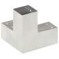vidaXL Pfostenverbinder 4 Stk. Y-Form Verzinktes Metall 71 x 71 mm vidaXL Pfostenverbinder 4 Stk. Y-Form Verzinktes Metall 71 x 71 mm