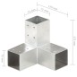 vidaXL Pfostenverbinder 4 Stk. Y-Form Verzinktes Metall 71 x 71 mm vidaXL Pfostenverbinder 4 Stk. Y-Form Verzinktes Metall 71 x 71 mm