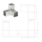 vidaXL Pfostenverbinder 4 Stk. Y-Form Verzinktes Metall 81 x 81 mm vidaXL Pfostenverbinder 4 Stk. Y-Form Verzinktes Metall 81 x 81 mm