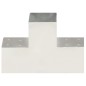 vidaXL Pfostenverbinder T-Form Verzinktes Metall 101 x 101 mm vidaXL Pfostenverbinder T-Form Verzinktes Metall 101 x 101 mm