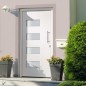 vidaXL Haustür Aluminium und PVC Weiß 110x210 cm vidaXL Haustür Aluminium und PVC Weiß 110x210 cm