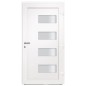 vidaXL Haustür Aluminium und PVC Weiß 110x210 cm vidaXL Haustür Aluminium und PVC Weiß 110x210 cm