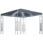 Pavillon mit LED-Lichterkette 300x300 cm Anthrazit Pavillon mit LED-Lichterkette 300x300 cm Anthrazit