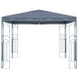 Pavillon mit LED-Lichterkette 300x300 cm Anthrazit Pavillon mit LED-Lichterkette 300x300 cm Anthrazit