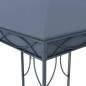 Pavillon mit LED-Lichterkette 300x300 cm Anthrazit Pavillon mit LED-Lichterkette 300x300 cm Anthrazit