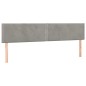 vidaXL Boxspringbett mit Matratze Hellgrau 120x190 cm Samt vidaXL Boxspringbett mit Matratze Hellgrau 120x190 cm Samt