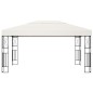 vidaXL Pavillon mit LED-Lichterkette 3x4 m Creme Stoff vidaXL Pavillon mit LED-Lichterkette 3x4 m Creme Stoff