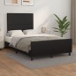 vidaXL Bettgestell mit Kopfteil Schwarz 120x190 cm Kunstleder vidaXL Bettgestell mit Kopfteil Schwarz 120x190 cm Kunstleder