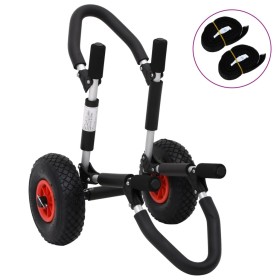 vidaXL Kajak-Trolley Klappbar 45 kg Aluminium