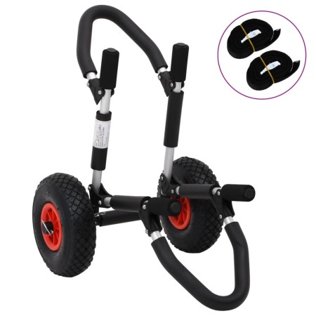 vidaXL Kajak-Trolley Klappbar 45 kg Aluminium