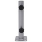 vidaXL Sonnenschirmständer für Ø32/34/38 mm Mast Silbern Stahl vidaXL Sonnenschirmständer für Ø32/34/38 mm Mast Silbern Stahl