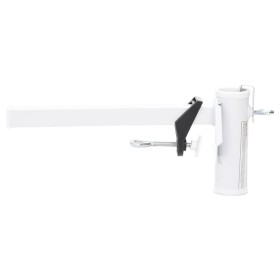 vidaXL Sonnenschirmhalter für Balkon Weiß 38 mm Stahl