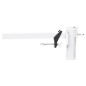 vidaXL Sonnenschirmhalter für Balkon Weiß 38 mm Stahl vidaXL Sonnenschirmhalter für Balkon Weiß 38 mm Stahl