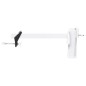 vidaXL Sonnenschirmhalter für Balkon Weiß 38 mm Stahl vidaXL Sonnenschirmhalter für Balkon Weiß 38 mm Stahl