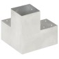 vidaXL Pfostenverbinder Y-Form Verzinktes Metall 101 x 101 mm vidaXL Pfostenverbinder Y-Form Verzinktes Metall 101 x 101 mm