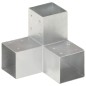 vidaXL Pfostenverbinder 4 Stk. Y-Form Verzinktes Metall 91 x 91 mm vidaXL Pfostenverbinder 4 Stk. Y-Form Verzinktes Metall 91 x 91 mm