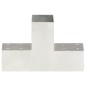 vidaXL Pfostenverbinder T-Form Verzinktes Metall 71 x 71 mm vidaXL Pfostenverbinder T-Form Verzinktes Metall 71 x 71 mm